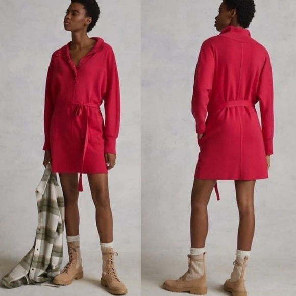 {Anthro} Daily Practice Polo Knit dress - Picture 1 of 3